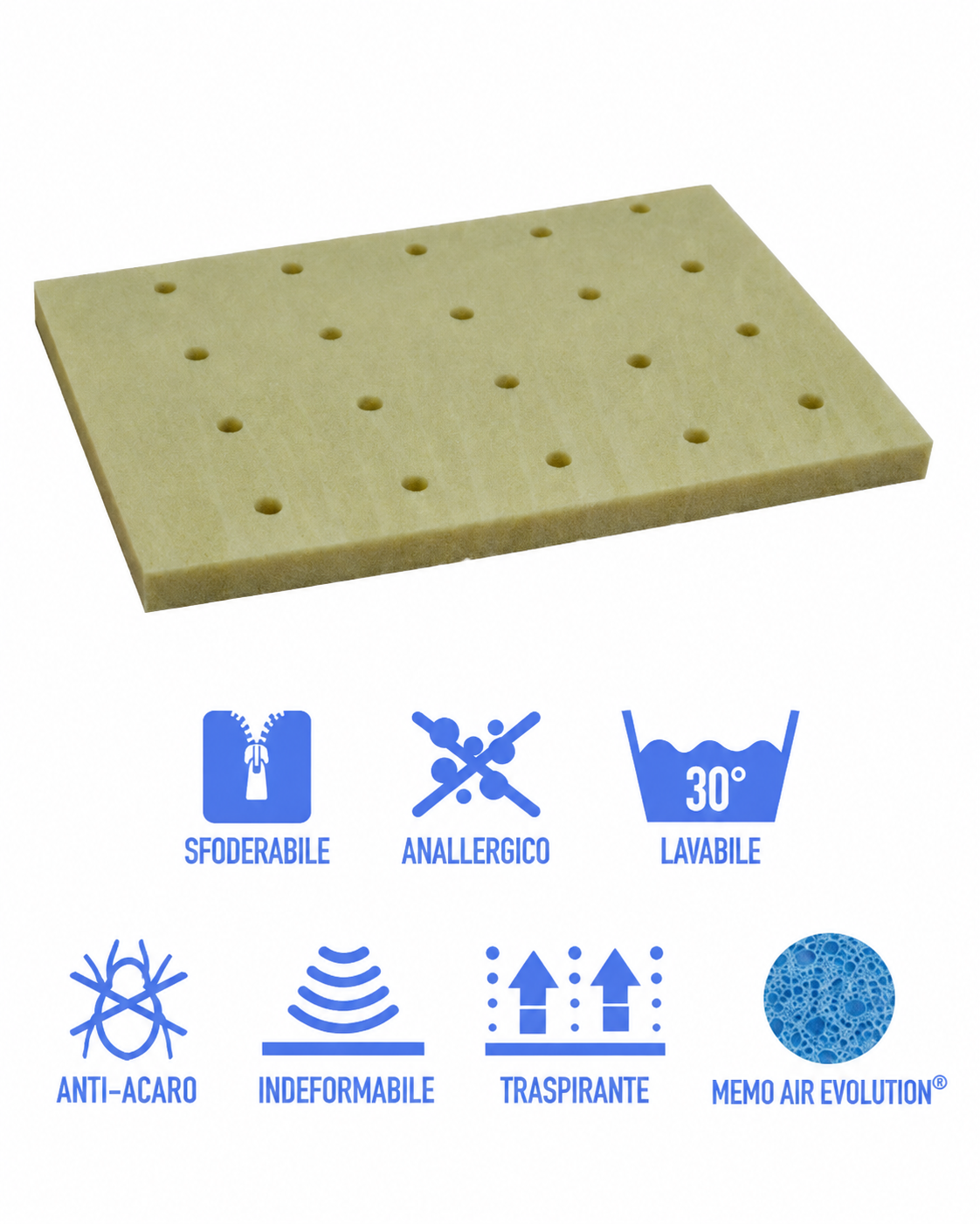 MemoAir anti-suffocation pillow