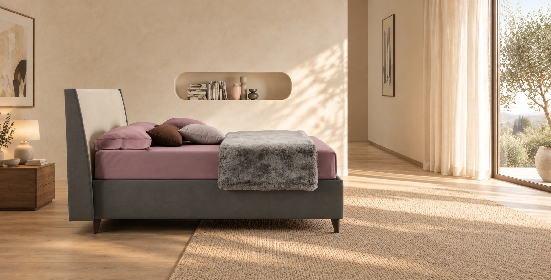 Letto Megan in una nuova ambientazione luminosa