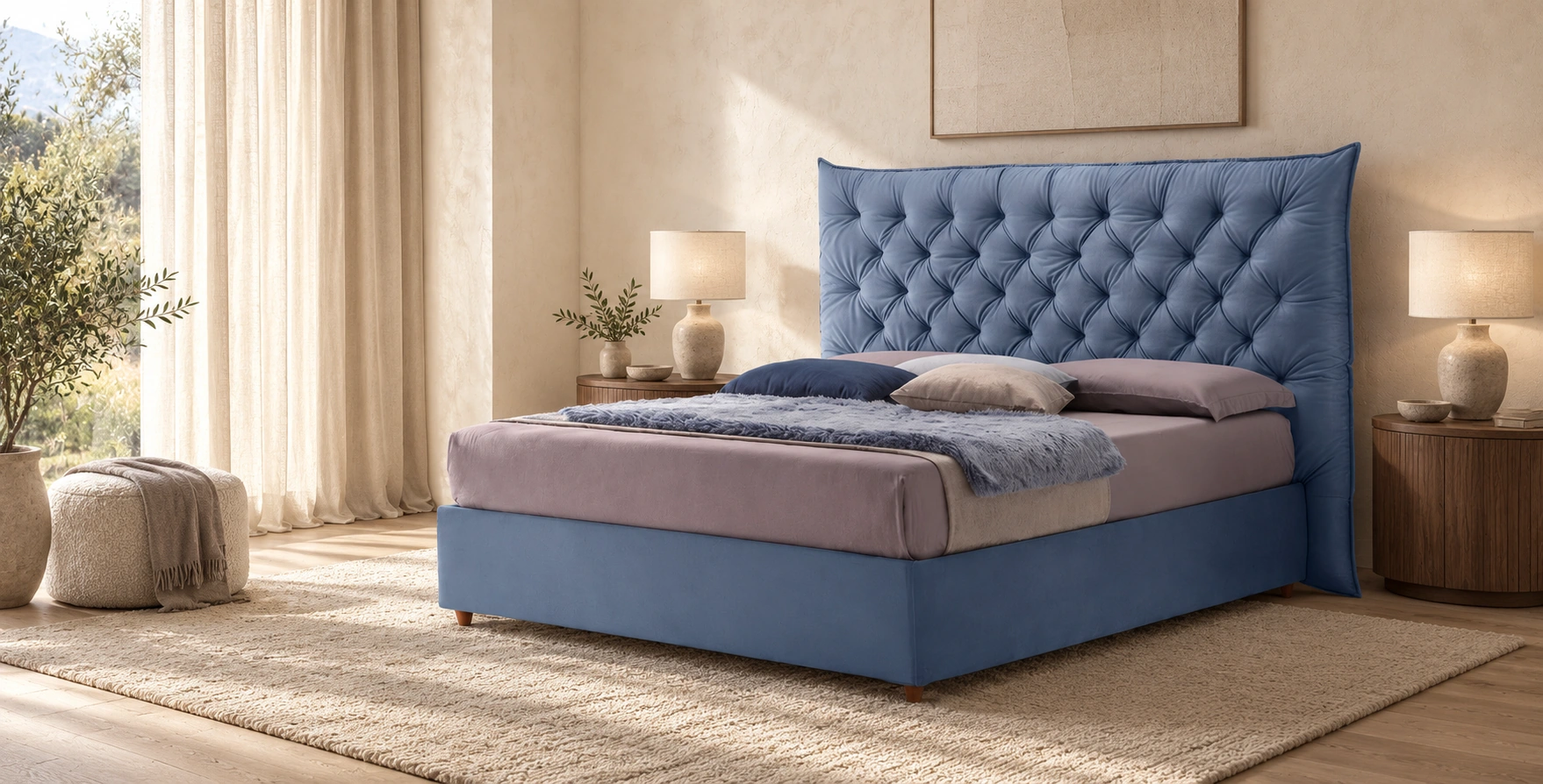 Letto Ruby nella sua ambientazione originale di catalogo