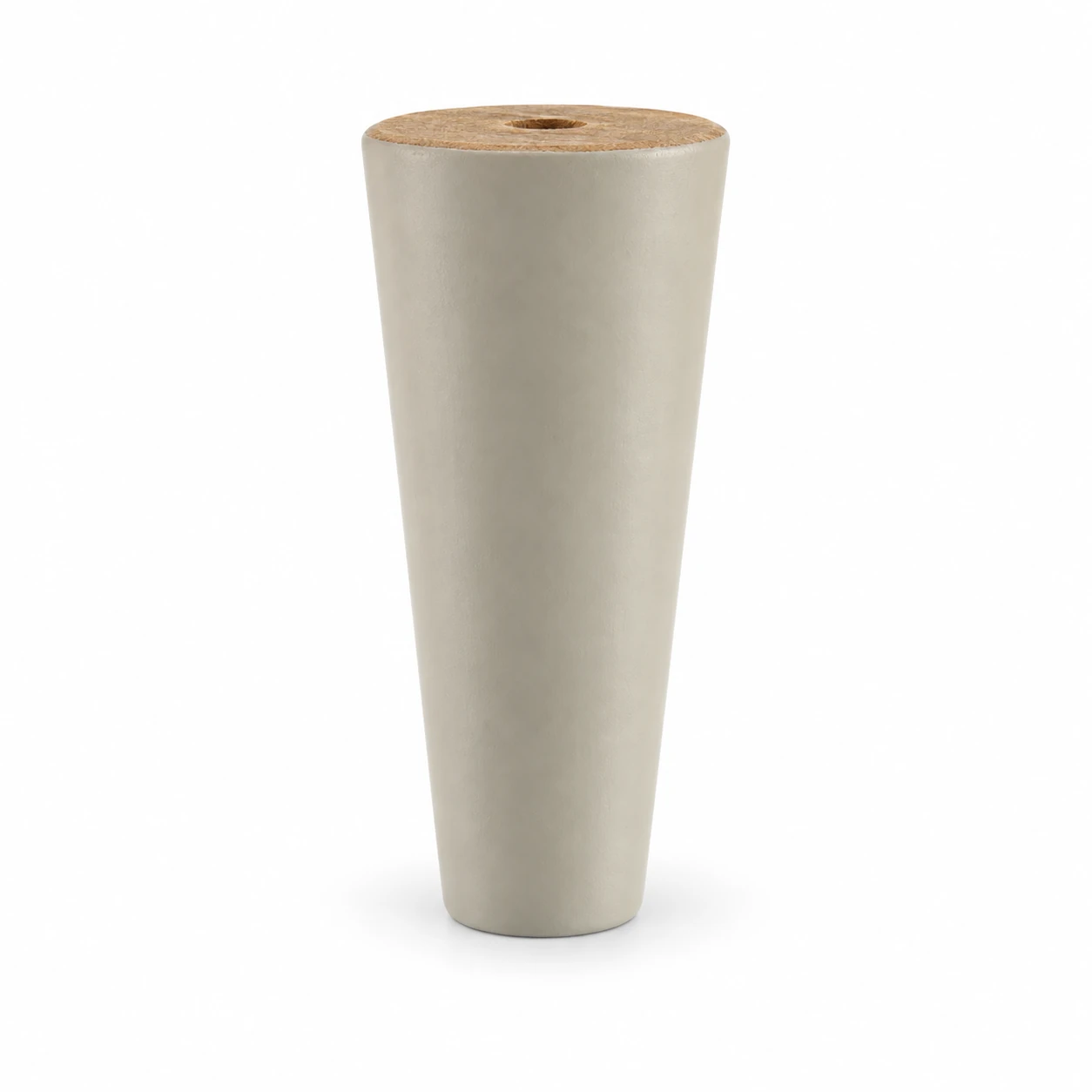 Piede in legno PL0009, altezza 12 cm