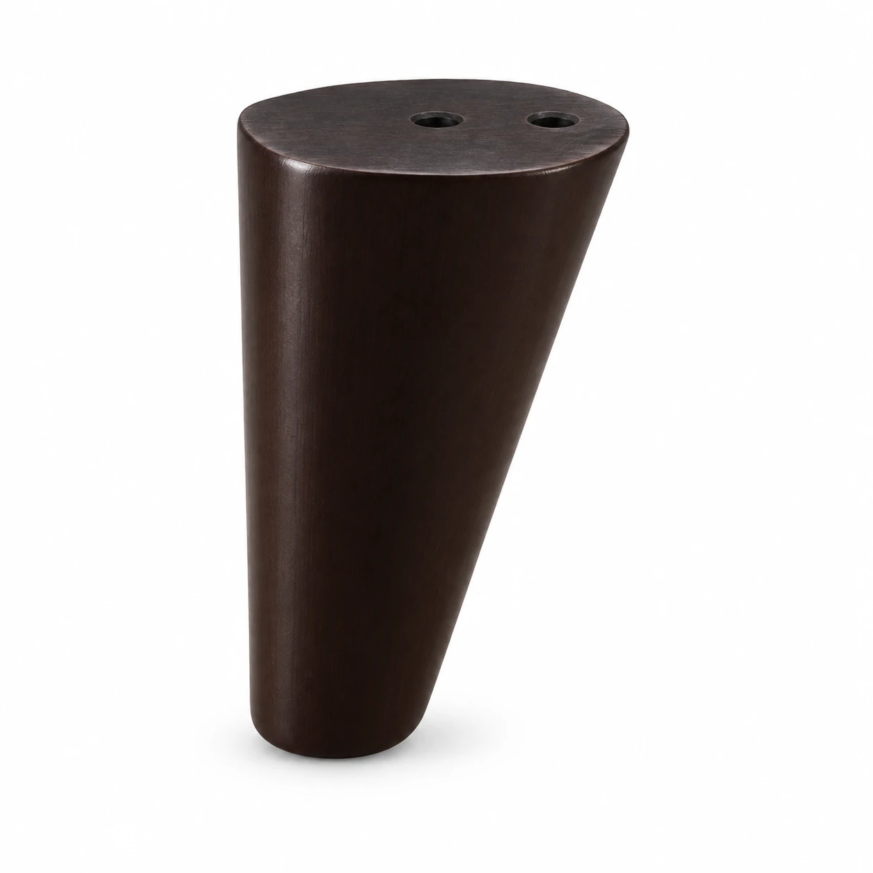 Piede in legno PL0015, altezza 12 cm