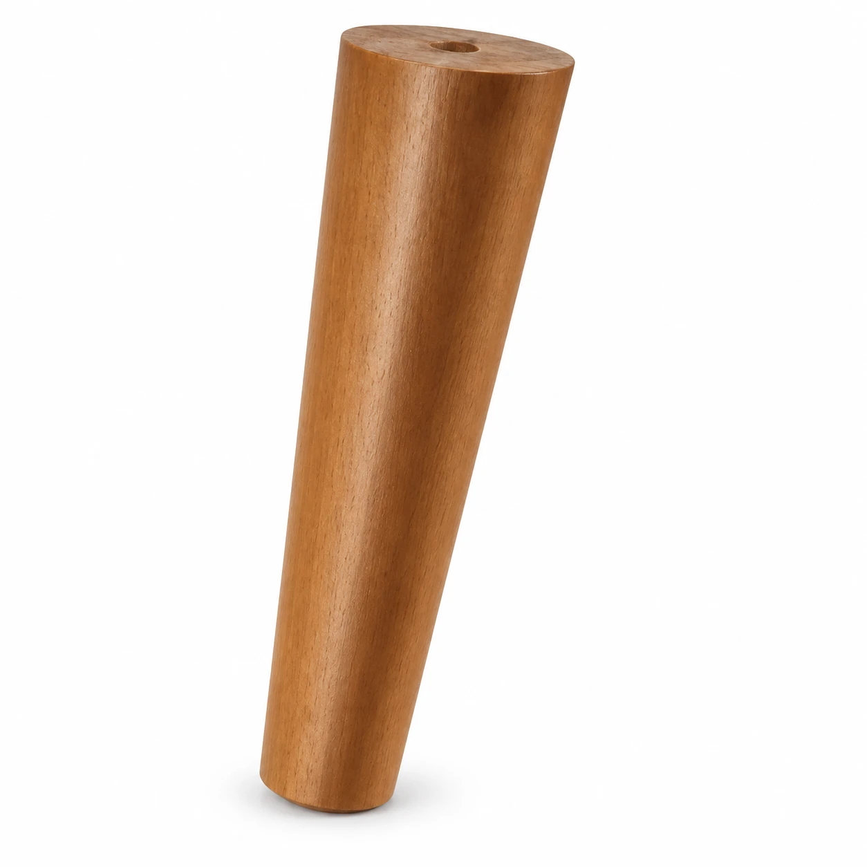 Piede in legno PL0185, altezza 18 cm